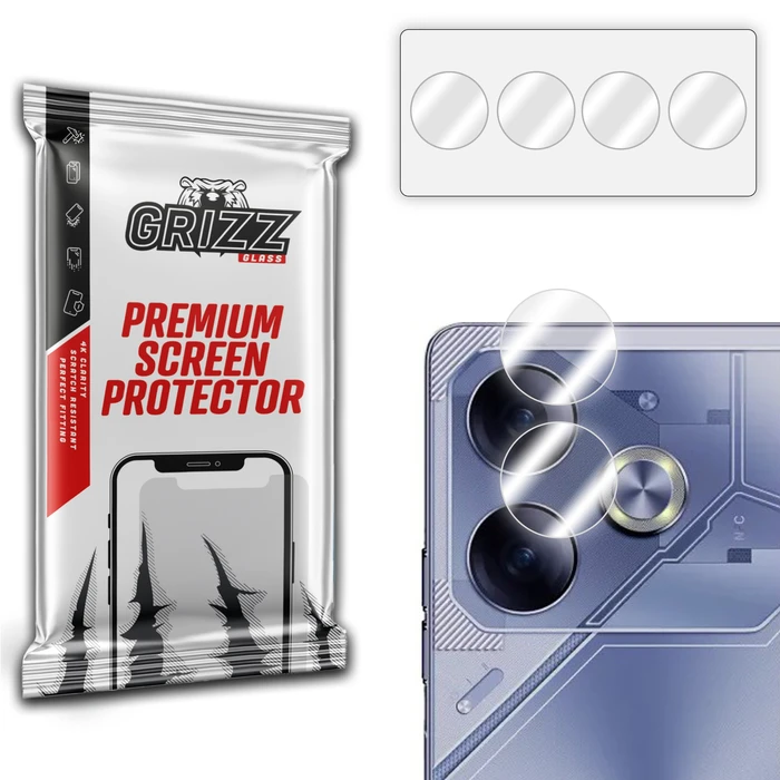 GrizzGlass HybridGlass Camera Tecno Pova 6