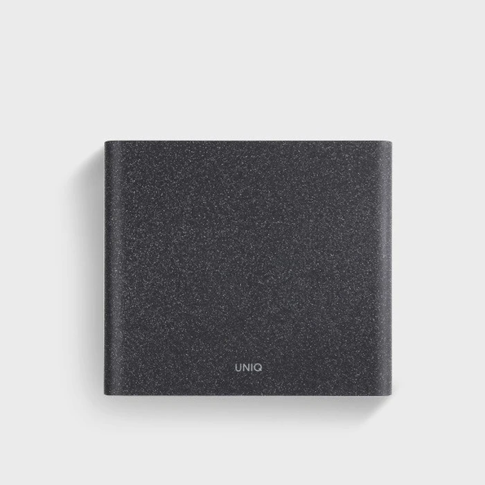 UNIQ Wall charger HUB Surge 90W charcoal black 2xUSB Quick Charge 3.0 + 2xUSB-C PD 3.0 (LITHOS Collective)