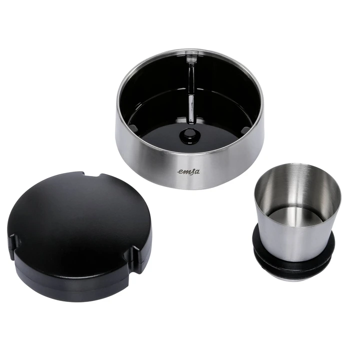 Emsa Flow Slim Glass Cooling / Serving Carafe 1.0 L with Lid, 35.5 cm