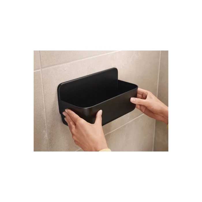 tesa LAVAA Καλάθι Ντουζ M ματ μαύρο 3kg