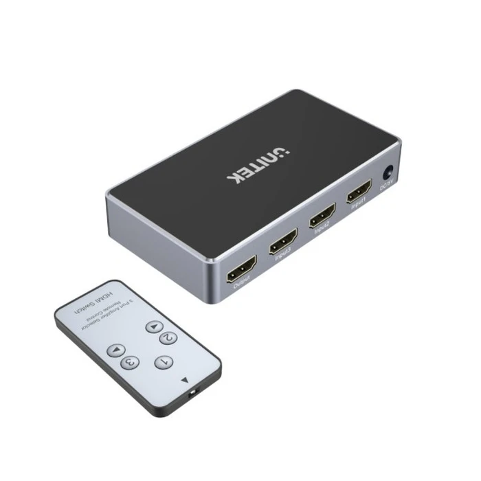 Unitek HDMI διακόπτης σήματος 3 σε 1 4K (HDMI 1.4b) - V1111A