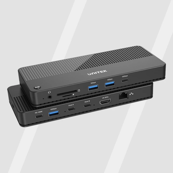 Unitek D1077A KVM & Data Switch with USB — 11-port 4K USB Hub