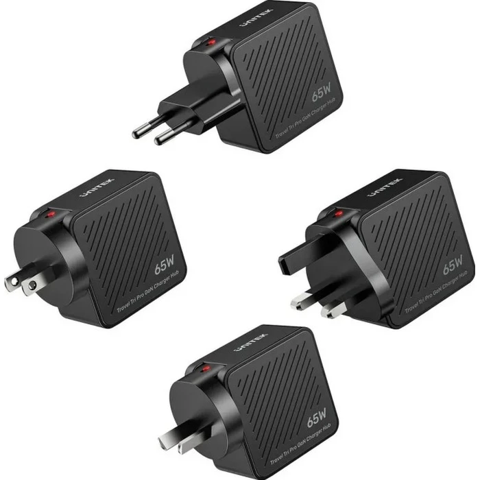 Unitek Travel Tri Pro 65W 3-in-1 GaN Charger Hub with HDMI 4K@60Hz (P1242 / P1242A)