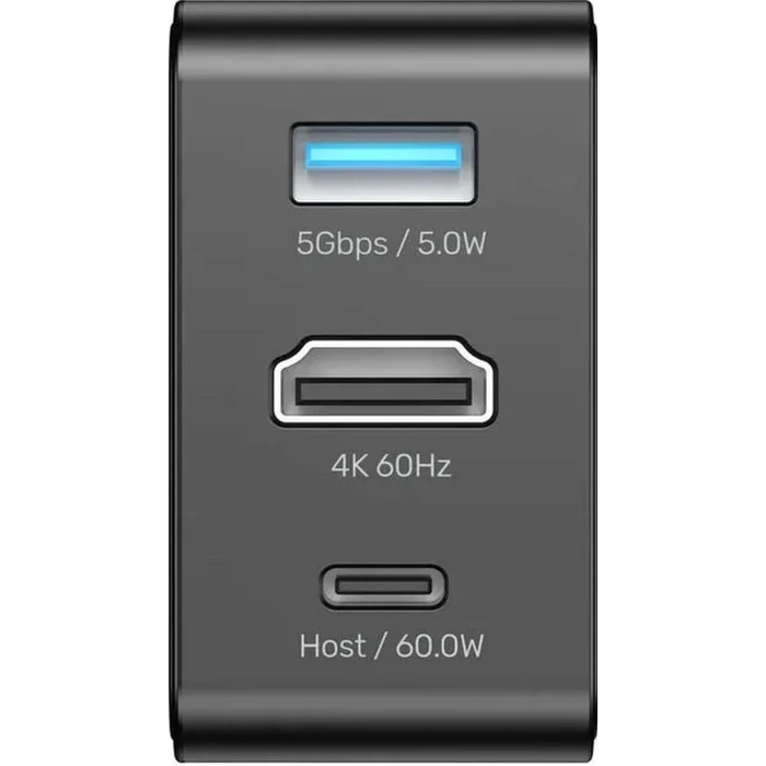 Unitek Travel Tri Pro 65W 3-in-1 GaN Charger Hub with HDMI 4K@60Hz (P1242 / P1242A)