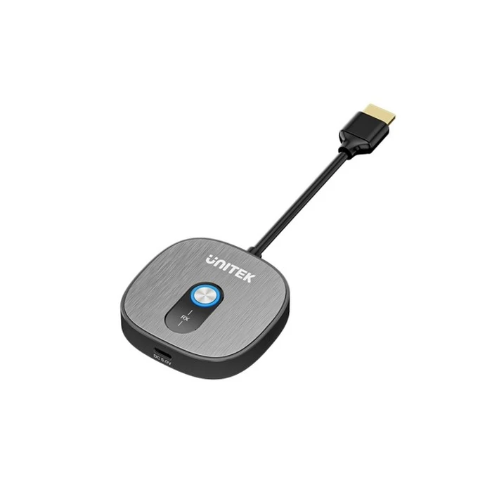 Unitek Ασύρματος δέκτης HDMI (V1711F) - Επιπλέον δέκτης για το κιτ V1711A, Μαύρο