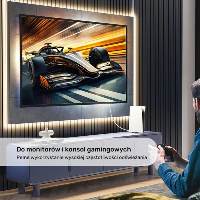Unitek Καλώδιο HDMI 2.1 8K HDR λευκό 7 m