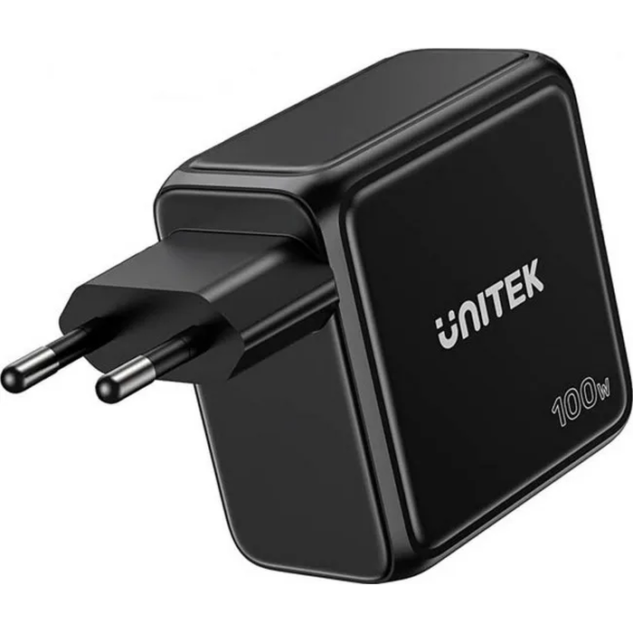 Unitek GaN Charger with Display / 100W / 3× USB-C / 1× USB-A / PD3.0 / QC4.0