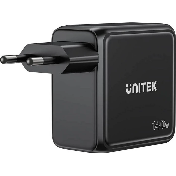 Unitek Φορτιστής GaN με οθόνη | 140W | 3x USB-C | 1x USB-A | PD3.0 | QC4.0