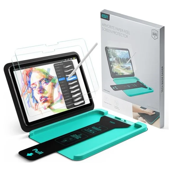 ESR Paper-Feel Tempered Glass προστασία οθόνης για Apple iPad 10.9” (10η γεν., 2022) / 11” (11η γεν., 2025) - 2 τεμάχια