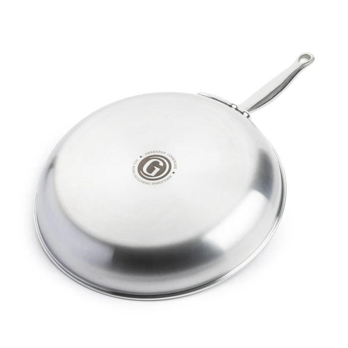GreenPan Premiere Τηγάνι 20 cm Ανοξείδωτο με Αντικολλητική Επίστρωση (Thermolon) — Επαγωγικό, Ανθεκτικό, Χωρίς PFOA