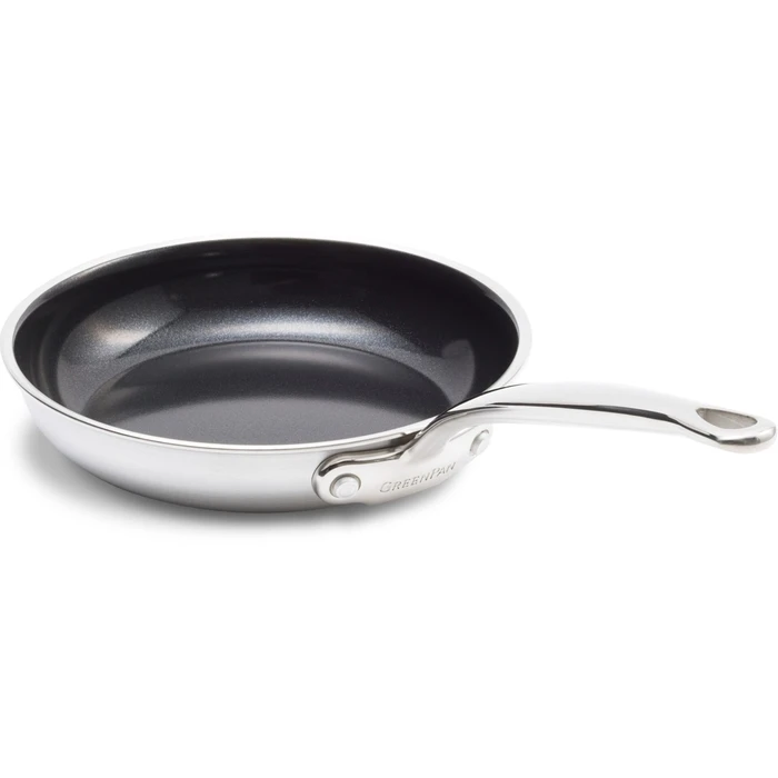 GreenPan Premiere Τηγάνι 28 cm από Ανοξείδωτο Ατσάλι (Αντικολλητικό, PFOA-free)