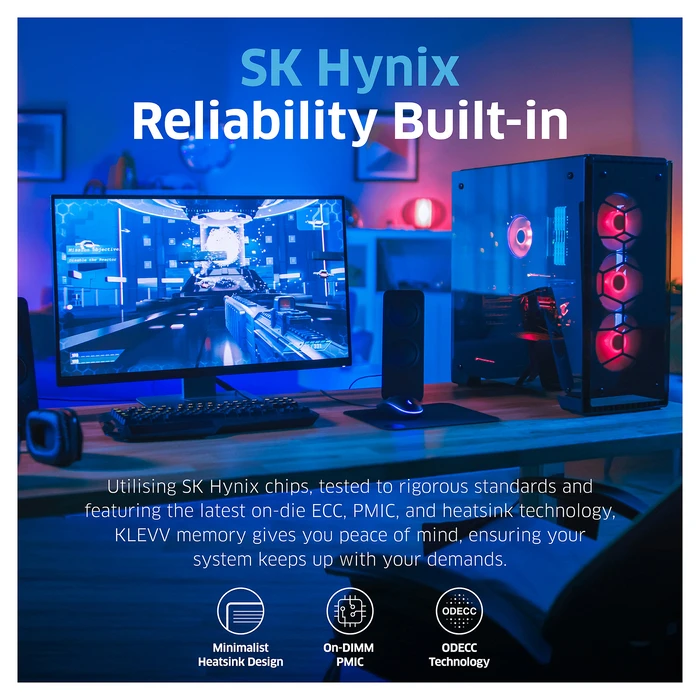Klevv FIT V Ceramic DDR5 1x32GB 6000 CL30 UDIMM για Desktop