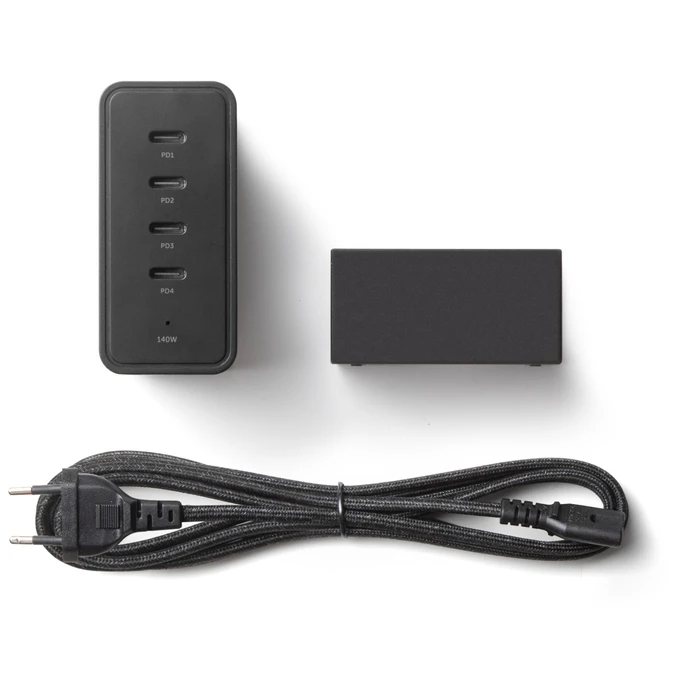 Native Union 140W Επιτραπέζιος Γρήγορος Φορτιστής USB‑C PD GaN - Μαύρο