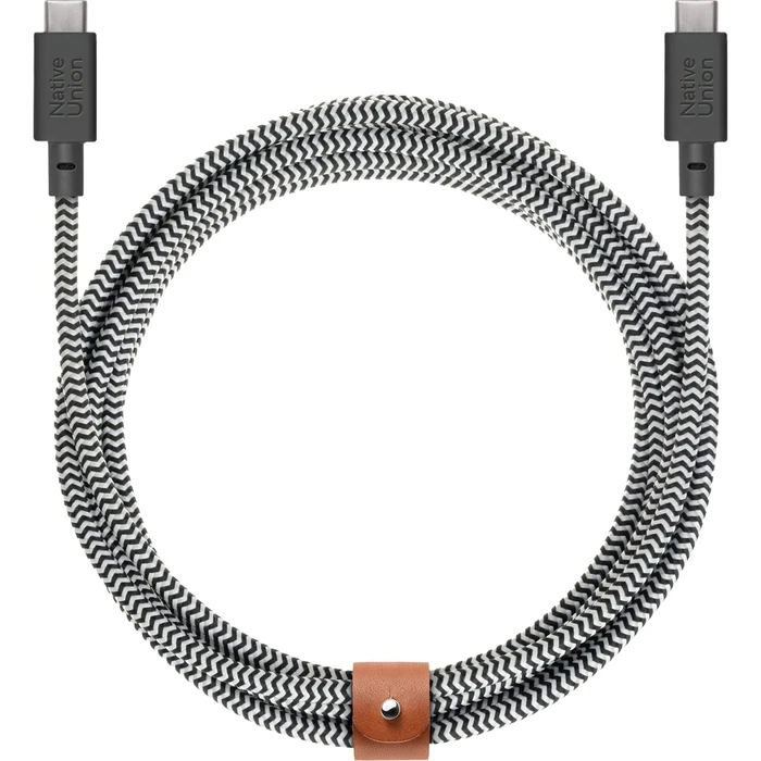 Native Union Belt Cable XL USB-C σε USB-C 3 μ. Zebra