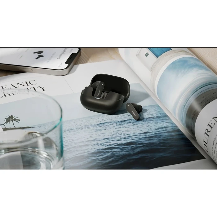 Philips TAT3000BK/00 Μαύρα Ασύρματα In‑ear Ακουστικά Bluetooth με Hybrid ANC