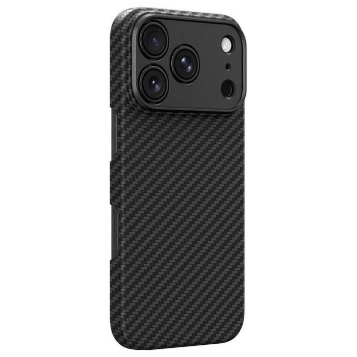 AmazingThing Titan Max θήκη με κάλυμμα φακού για iPhone 18 Pro Max - Αραμιδική ίνα, MagSafe, Μαύρο