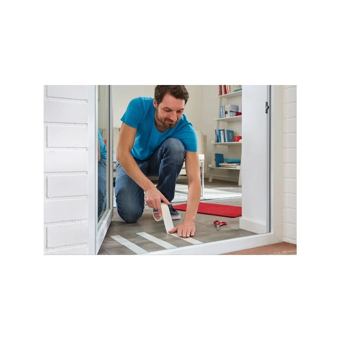 tesa Verlegeband residue-free removable flooring tape, 10 m x 50 mm