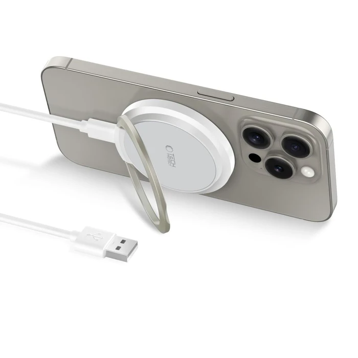 Tech-Protect QI15W-A33 Magnetic MagSafe Wireless Charger White