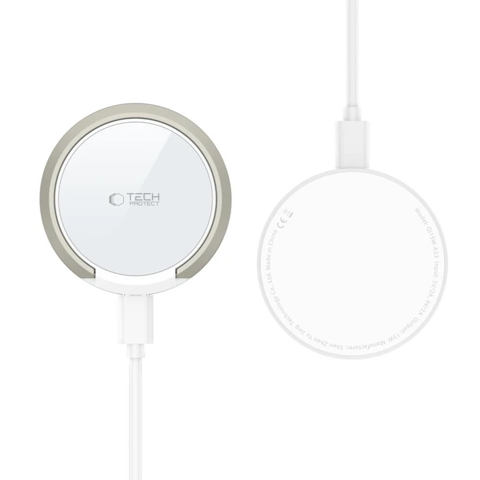 Tech-Protect QI15W-A33 Magnetic MagSafe Wireless Charger White