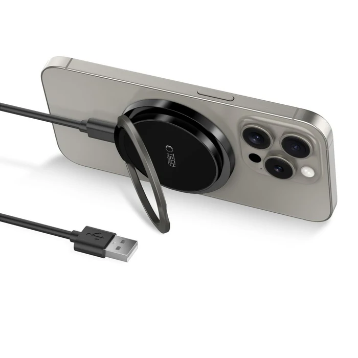 Tech-Protect QI15W-A33 Magnetic MagSafe Wireless Charger Black