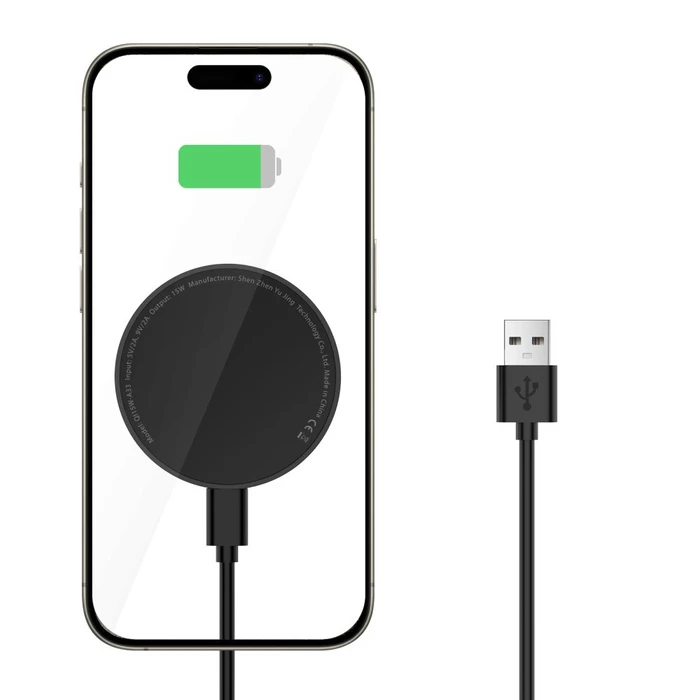 Tech-Protect QI15W-A33 Magnetic MagSafe Wireless Charger Black