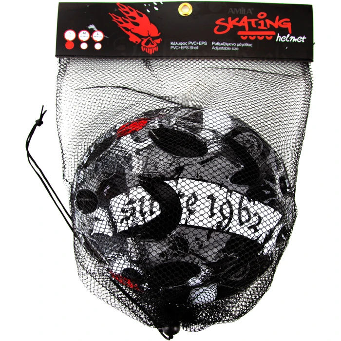 Προστατευτικό Κράνος Amila Μαύρο PVC Medium