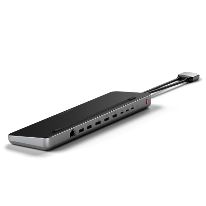 Satechi Dual Dock Stand MacBook 2xUSB-C / USB-C PD 75W,2xUSB-C,2xHDMI 2.0, DP 1.4 Port, 2xUSB-A,RJ45,M.2 SATA/NVMe