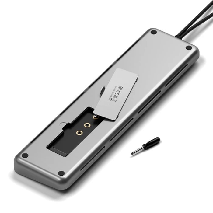 Satechi Dual Dock Stand MacBook 2xUSB-C / USB-C PD 75W,2xUSB-C,2xHDMI 2.0, DP 1.4 Port, 2xUSB-A,RJ45,M.2 SATA/NVMe