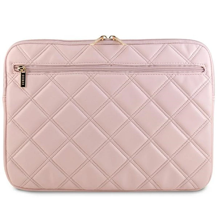 Guess Sleeve GUCS14ZPSQSSGP 14" Quilted 4G pink
