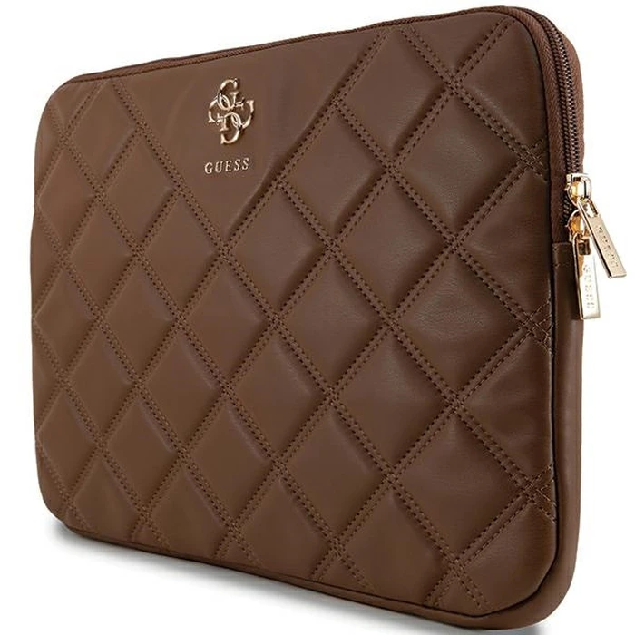 Guess Sleeve GUCS14ZPSQSSGW 14" Quilted 4G brown