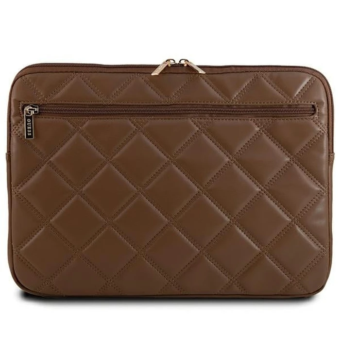 Guess Sleeve GUCS14ZPSQSSGW 14" Quilted 4G brown