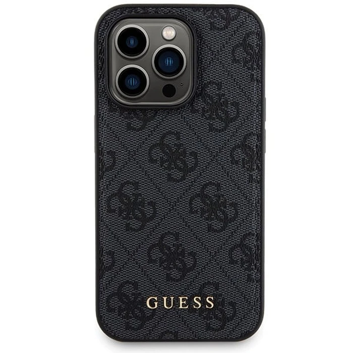 Guess GUBPM5P13L4GEMGK Apple iPhone 13 Pro hardcase + Powerbank 5000mAh MagSafe 4G Metal Logo black