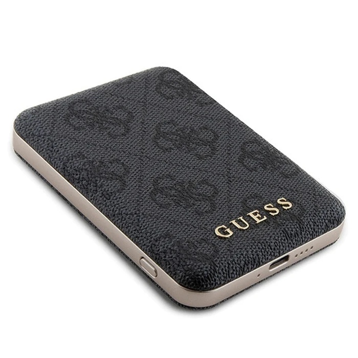 Guess GUBPM5P13X4GEMGK Apple iPhone 13 Pro Max hardcase + Powerbank 5000mAh MagSafe 4G Metal Logo black