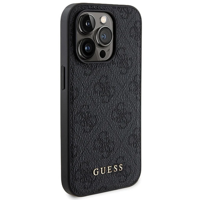 Guess GUBPM5P14L4GEMGK Apple iPhone 14 Pro hardcase + Powerbank 5000mAh MagSafe 4G Metal Logo black