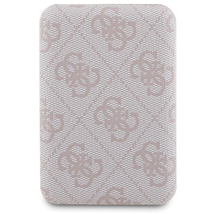 Guess GUBPM5P14L4GEMGP Apple iPhone 14 Pro hardcase + Powerbank 5000mAh MagSafe 4G Metal Logo pink