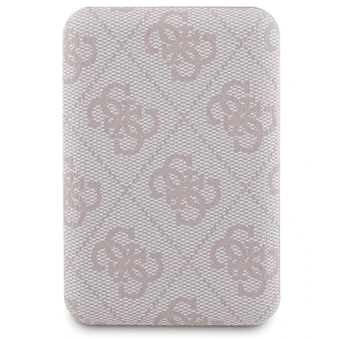 Guess GUBPM5P15X4GEMGP Apple iPhone 15 Pro Max hardcase + Powerbank 5000mAh MagSafe 4G Metal Logo pink