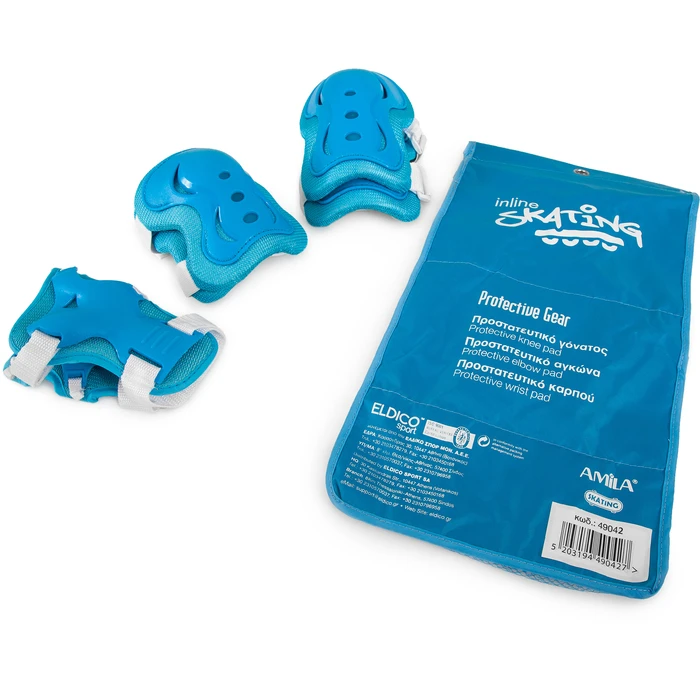 Σετ Προστατευτικά Amila Γαλάζιο Large