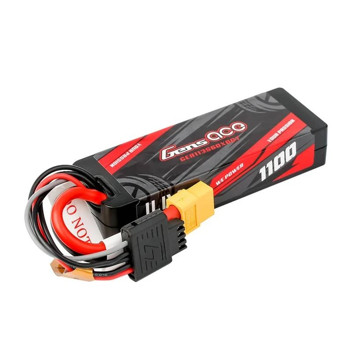 Gens Ace G-tech Li-Po Battery 11.1V 1100mAh 60C 3S with XT60 Connector for RC