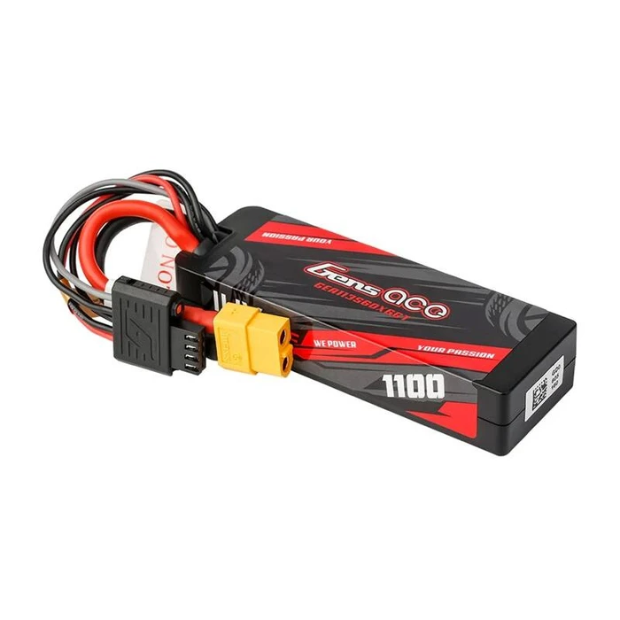 Gens Ace G-tech Li-Po Battery 11.1V 1100mAh 60C 3S with XT60 Connector for RC