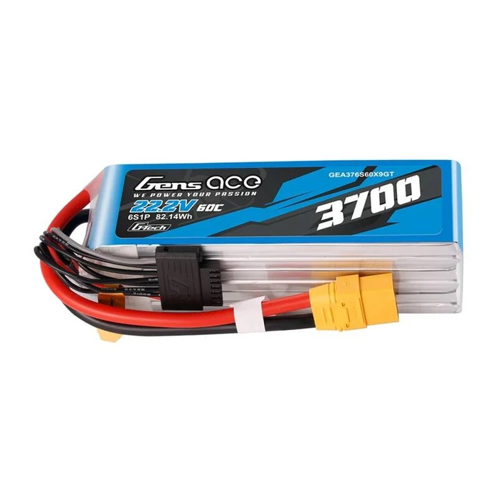 Gens Ace Ace Classic Μπαταρία Li-Po 22.2V 3700mAh 60C 6S με βύσμα XT60 για τηλεκατευθυνόμενα