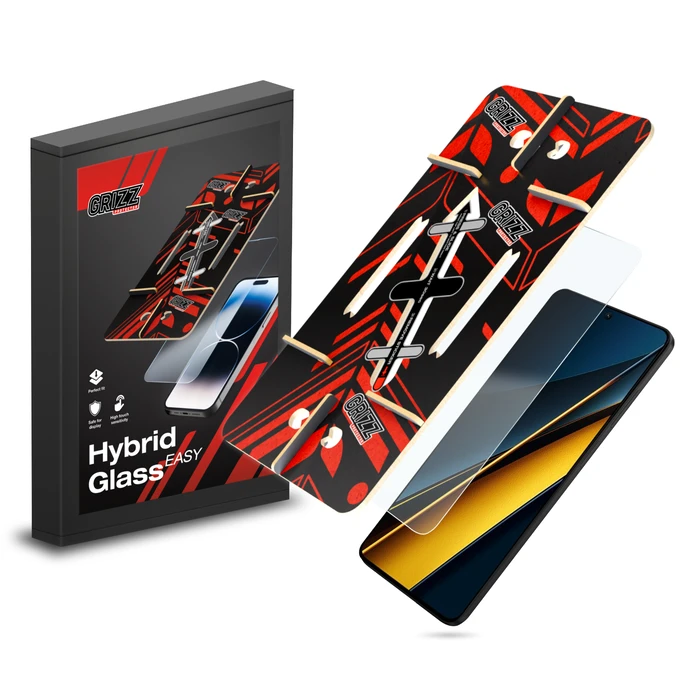 GrizzGlass HybridGlass Easy Xiaomi POCO X6 Pro