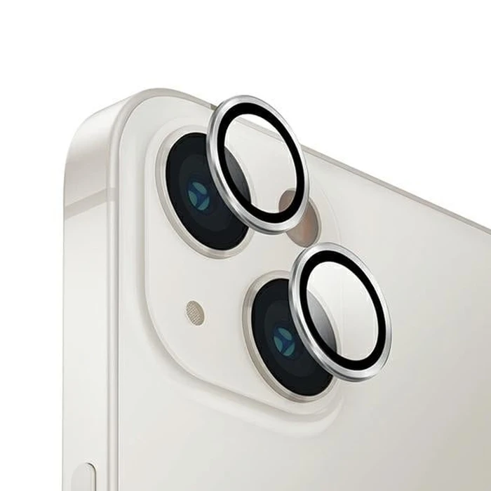 UNIQ Optix Aluminium Camera Lens Protector Apple iPhone 14 / 14 Plus sterling silver