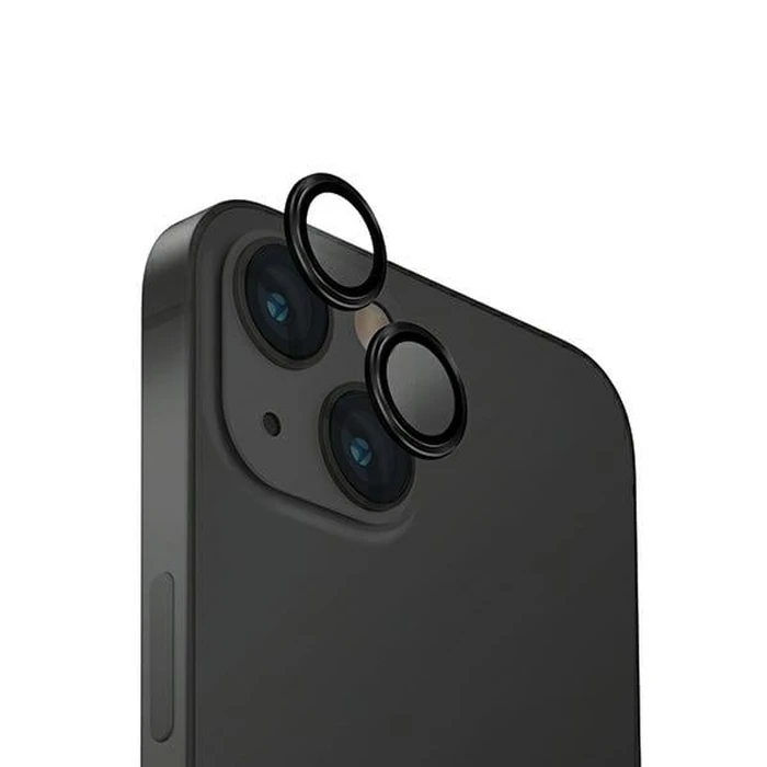 UNIQ Optix Aluminium Camera Lens Protector Apple iPhone 15 / 15 Plus midnight black