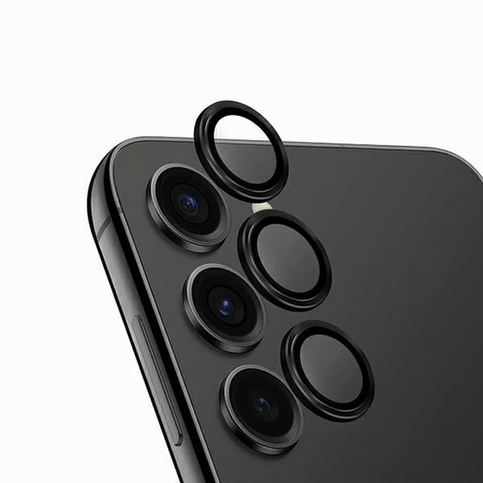 UNIQ Optix Aluminium Camera Lens Protector Samsung Galaxy S24 midnight black