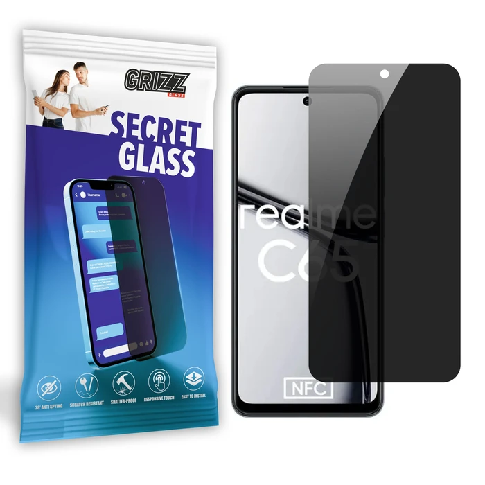 GrizzGlass Matte SecretGlass Realme C65