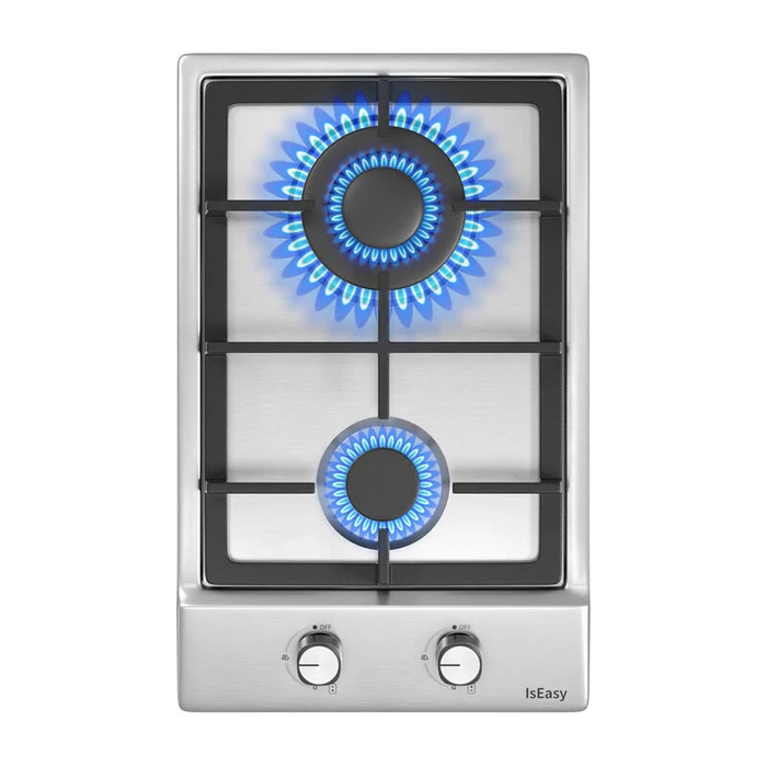 Εστία Υγραερίου IsEasy διπλής ζώνης MGBS-312A (ανοξείδωτο ατσάλι)