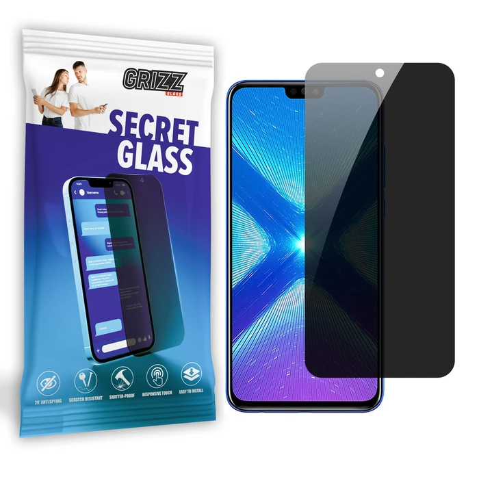 GrizzGlass Matte SecretGlass Honor 8x