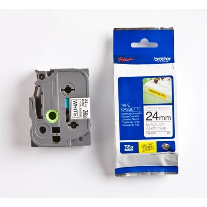 Ταινία Ετικετογράφου Brother TZe555 24mm Blue/White