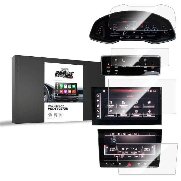 Ceramic GrizzGlass CarDisplay Protection Audi Q8 (2018-2026) [4in1]