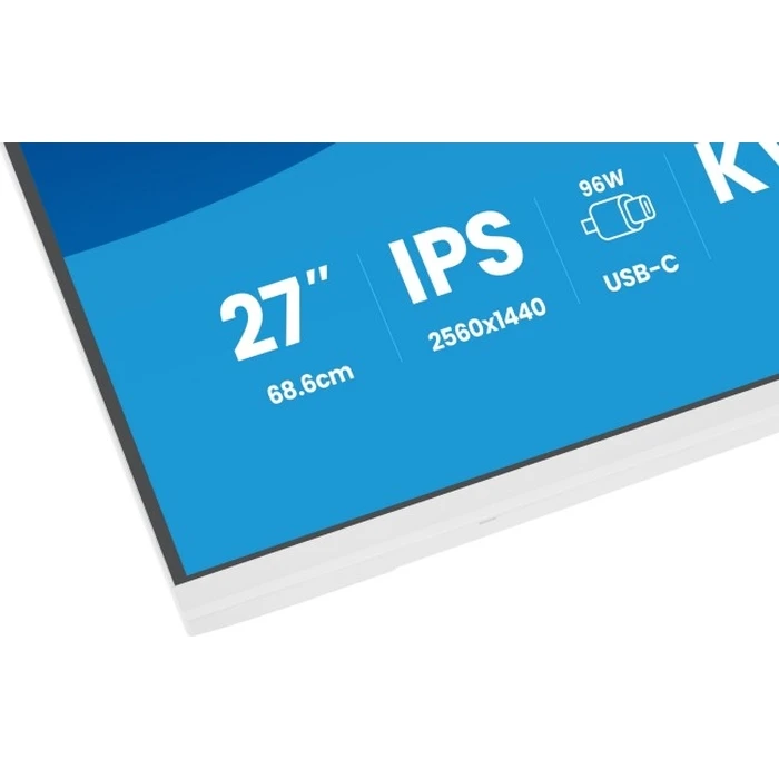 iiyama ProLite XB2797QSNP-W1 - 27" QHD IPS 75Hz USB-C PD 96W KVM KVM LAN